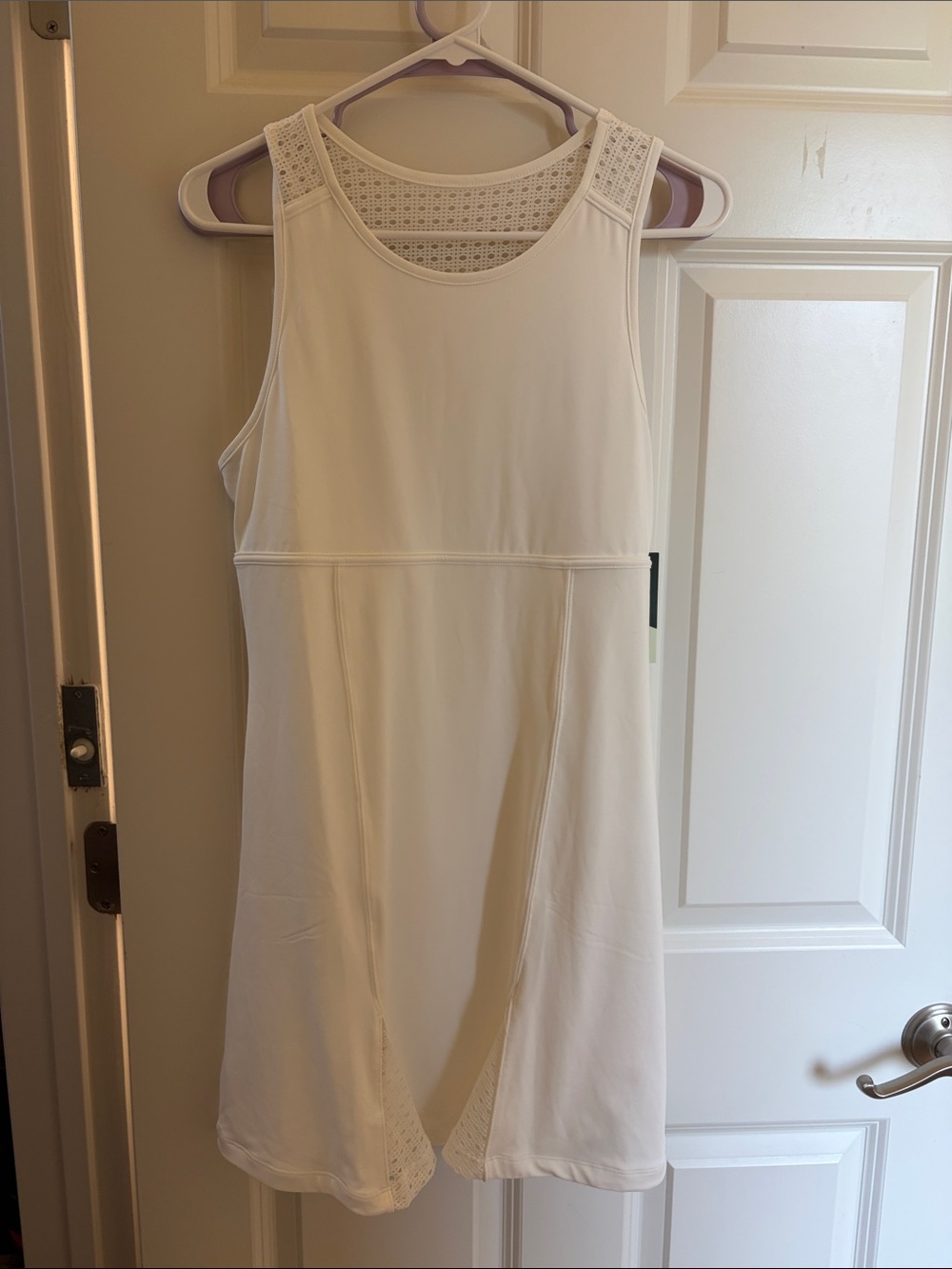 Women’s White Sleeveless A-Line Dress